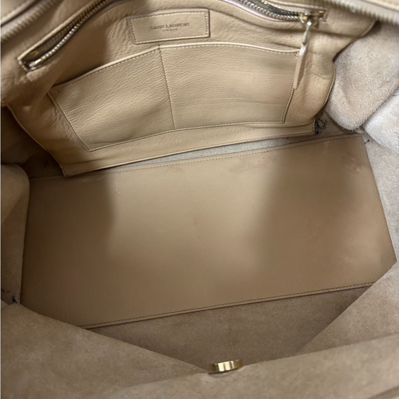 JR12147 YSL Saint Laurent Classic Y Cabas Tote Calf Leather - Picture 8 of 8